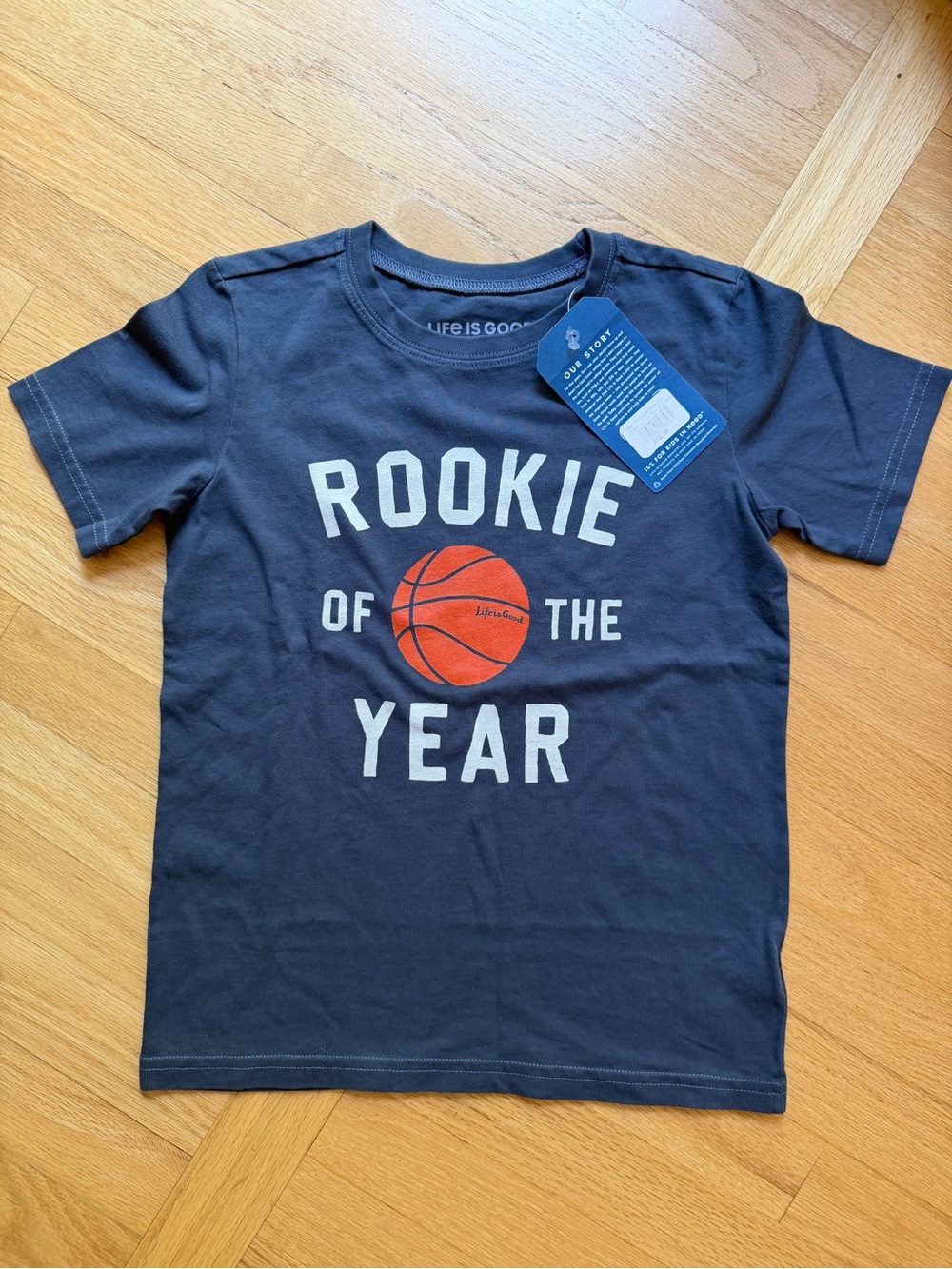 Life is Good Kids Rookie of the Year Short Sleeve Crusher Tee 🏀